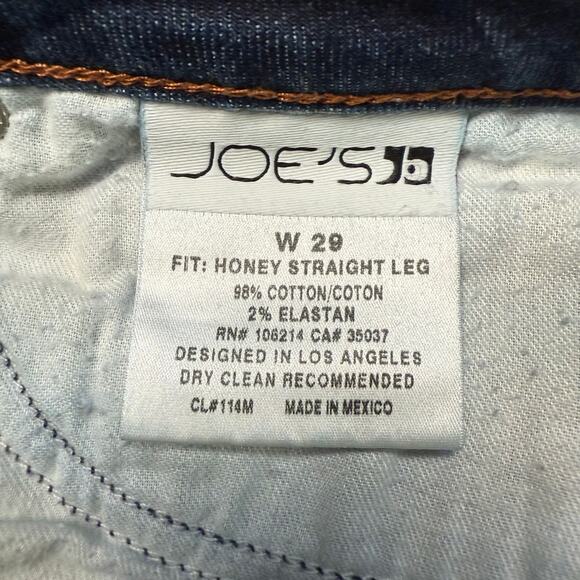 Joe’s Jeans Women’s Honey Straight Leg – Size 29 – Ryder Wash Tall - Picture 6 of 11